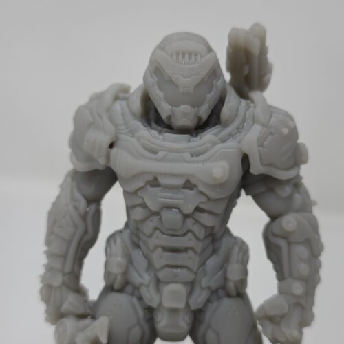 3d resin printed, doom guy
