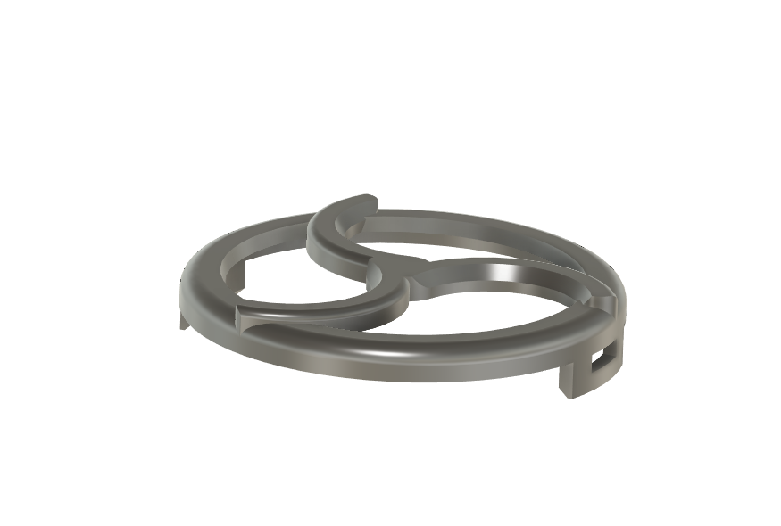 A custom 3D-designed replacement part for a hot tub blower fan, showcasing functional product prototyping for spa equipment maintenance.