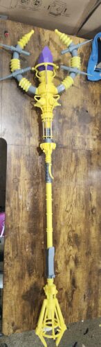 oversized cosplay props, Black ops 3 staff, printed by Plastiforge3d